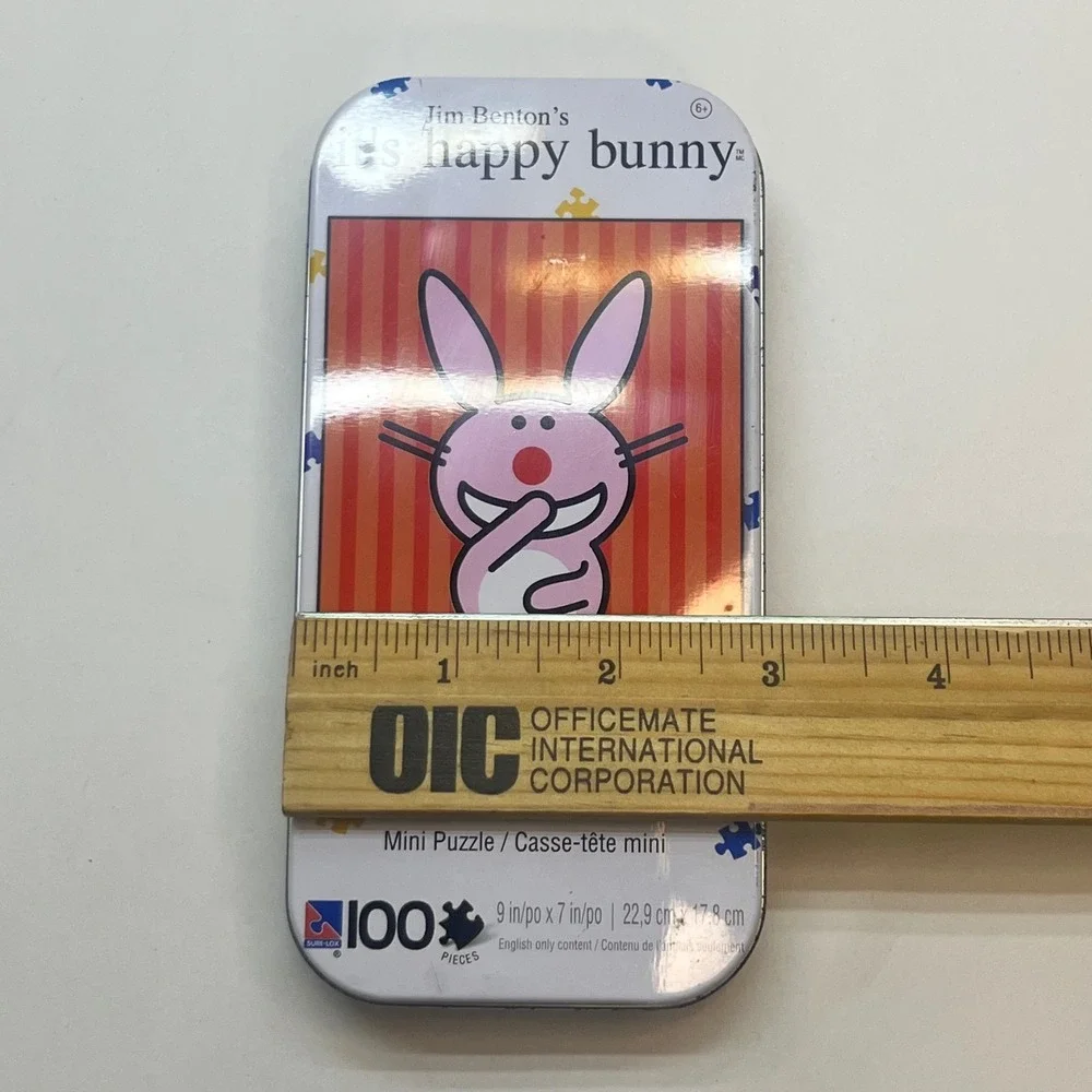 Jim Benton's It's Happy Bunny mini  collectible‎ metal tin